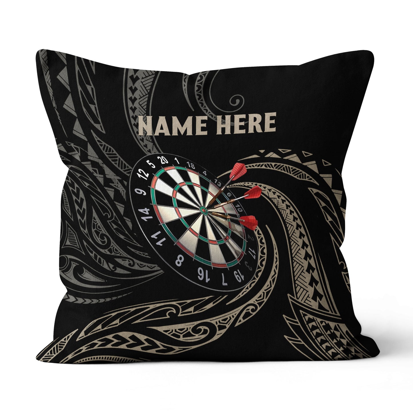 Roll Tribal Custom Darts Pillow Personalized Darts Gift For Dart Players LDT1186