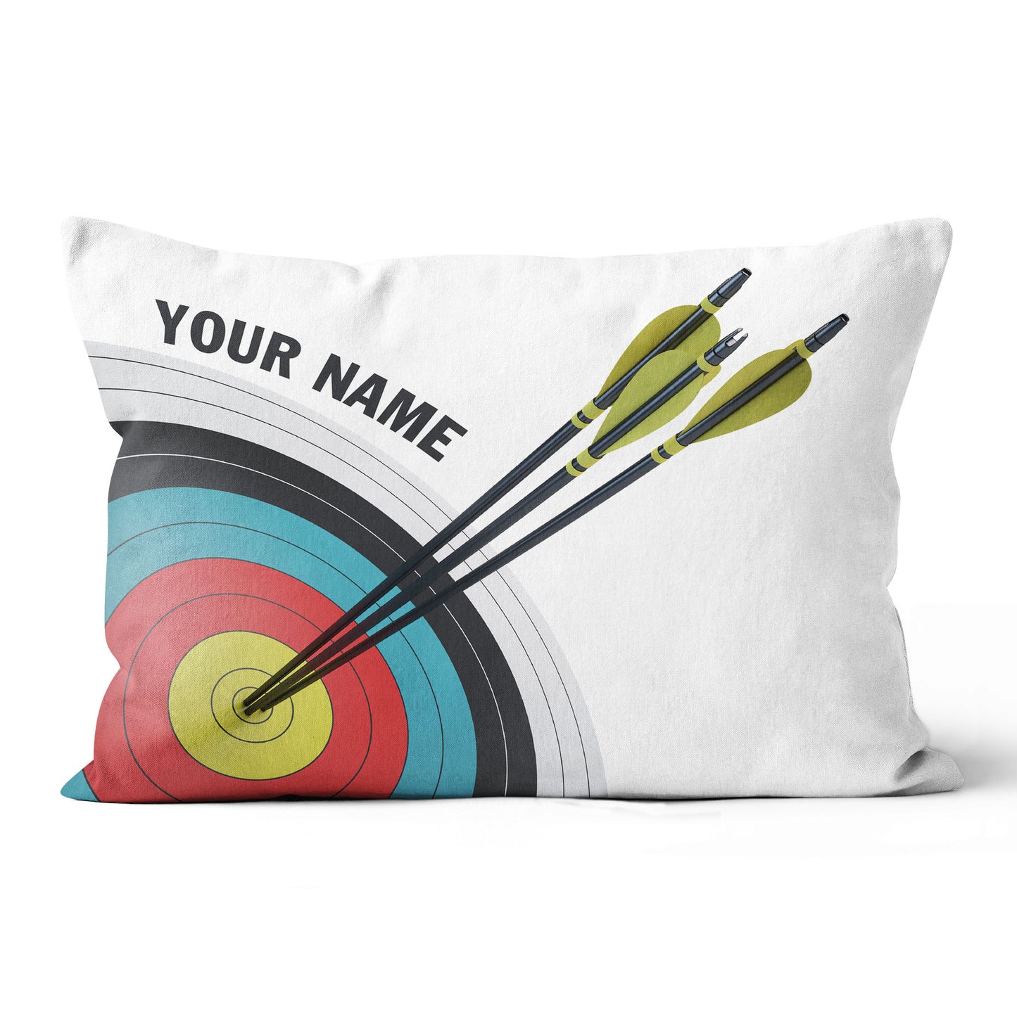 Personalized Archery 3d Target Pillow Best Custom Throw Pillows Gifts TDM0746