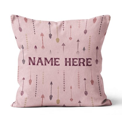 Archery Arrows Custom Pink Throw Pillow, Best Cute Valentines Gifts Idea TDM0872