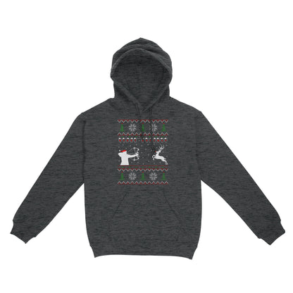Merry Huntmas Deer hunting Christmas gifts | Hoodie - FSD3524 D02