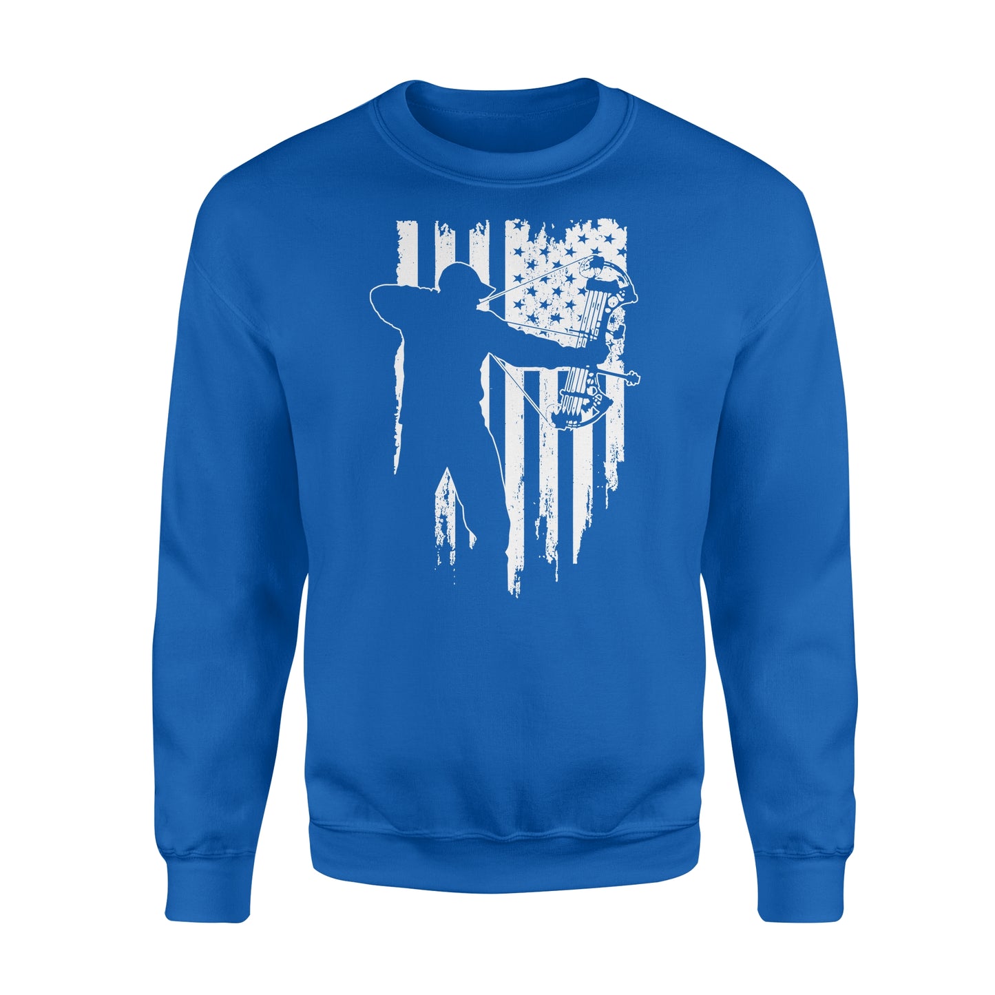 American flag bow hunting Shirts For Men Women Bow Hunter Sweatshirt - NQSD252