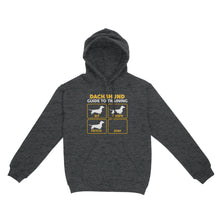 Load image into Gallery viewer, Dachshund Standard Hoodie | Funny Guide to Training dog - FSD2407D08