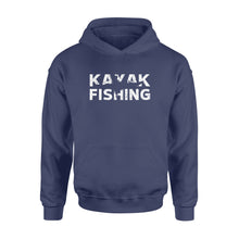 Load image into Gallery viewer, Kayak fishing Hoodie kayak Angler Bass Fishing gift - FSD1177
