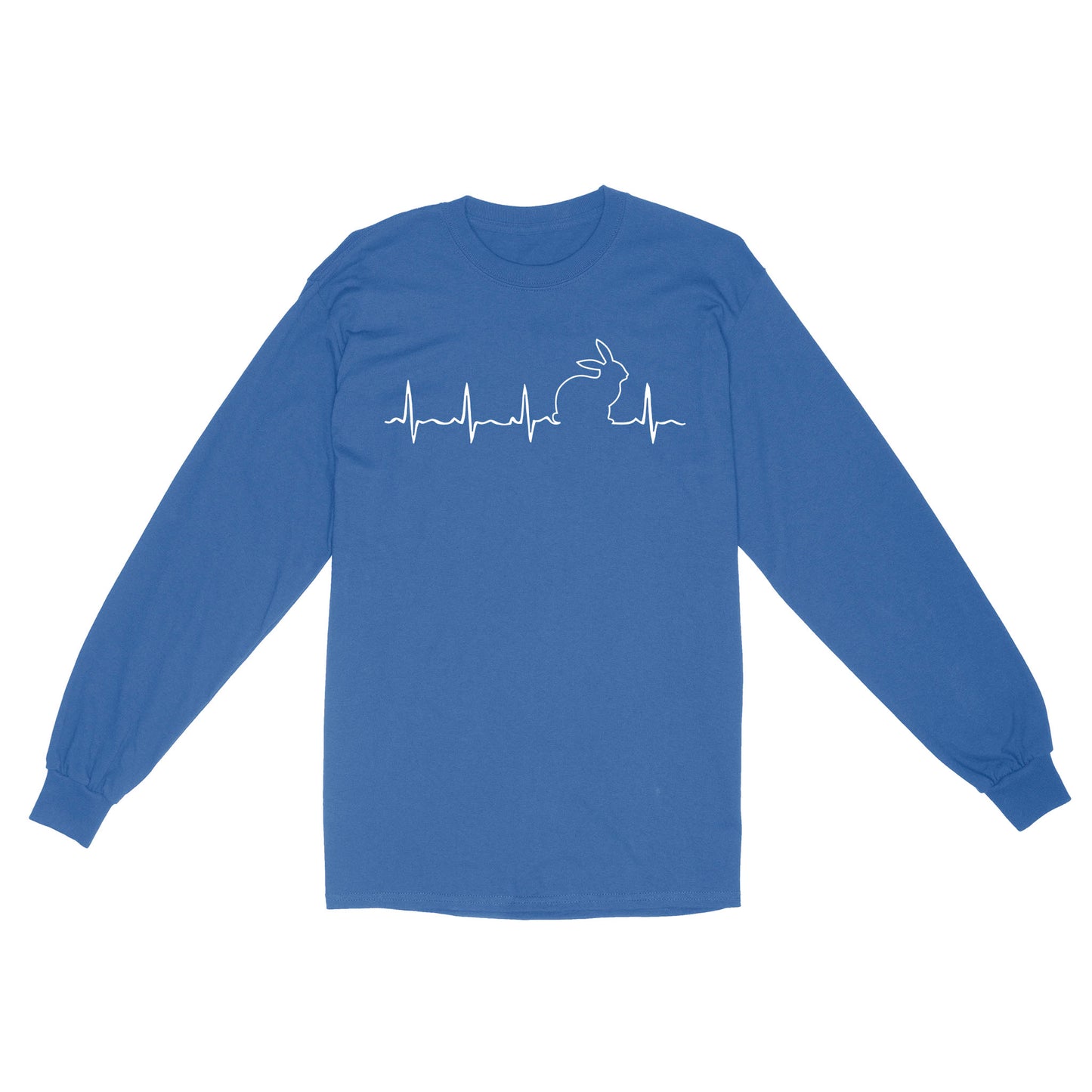 Men’s Rabbit hunting Shirt, Rabbit Pulse Heartbeat Long sleeve - FSD3787 D06