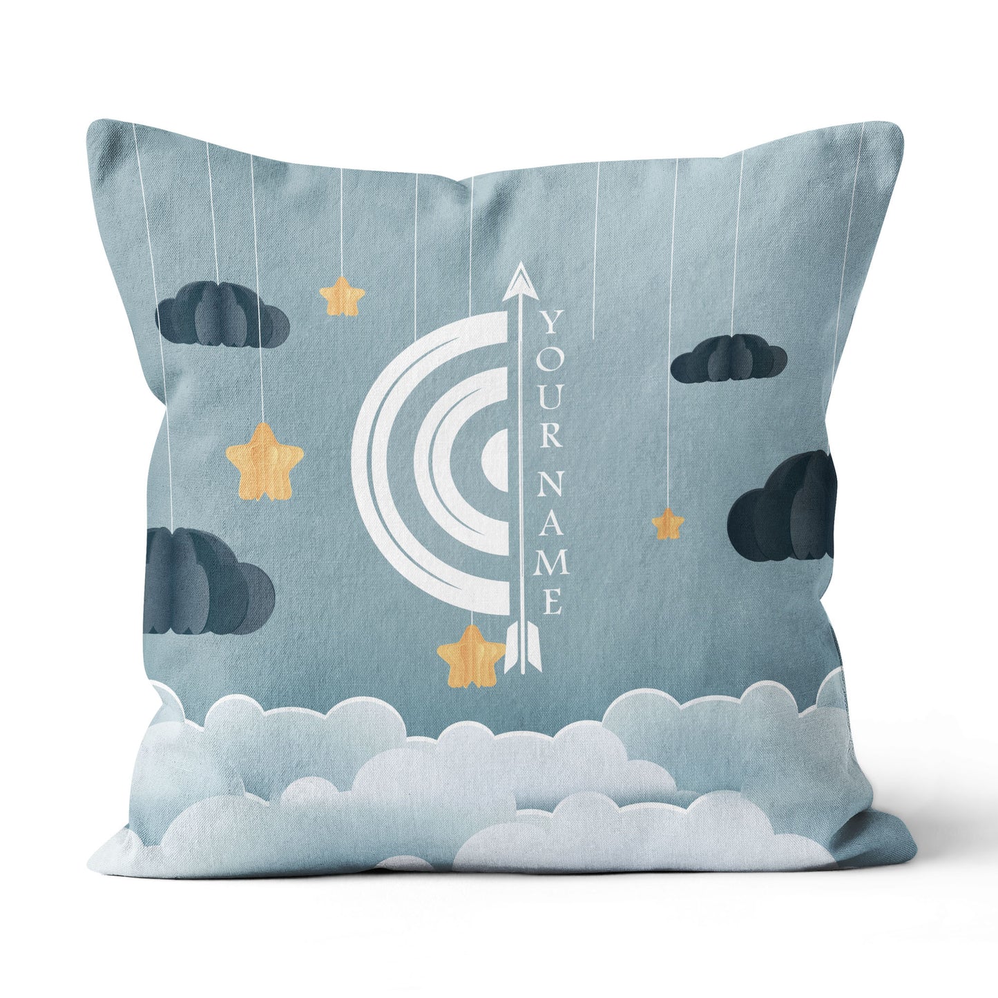 Personalized Funny Clound Archery Target Pillow, Decorative Throw Pillow TDM0754